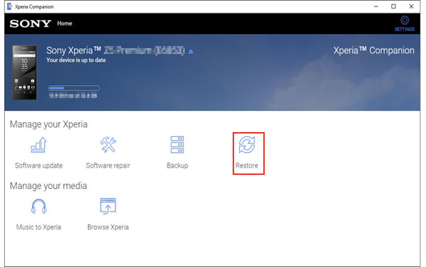 Sony Xperia Daten Wiederherstellung