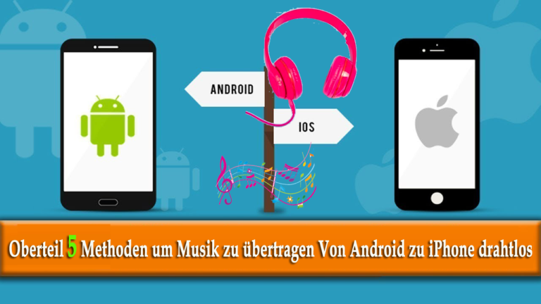 Musik zu übertragen Von Android zu iPhone drahtlos