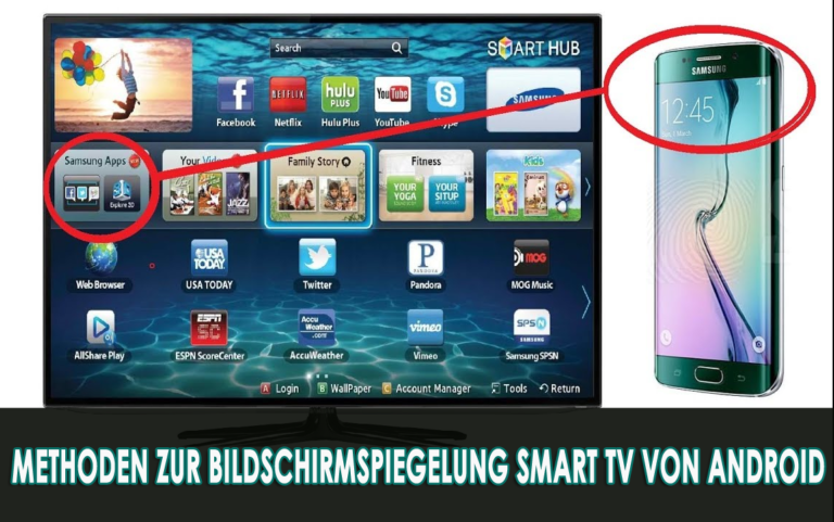 Methoden zur Bildschirmspiegelung Smart TV von Android