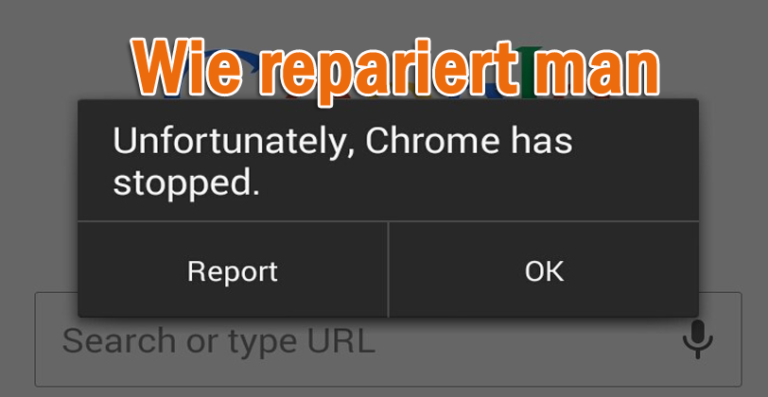Behebung Chrome Hält Anhalten Auf Android