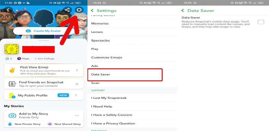 Snapchat-Verzögerung auf Android 