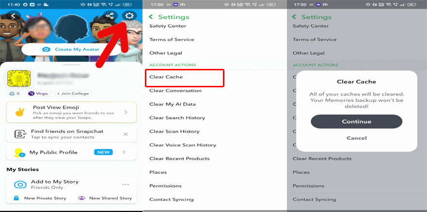Snapchat-Verzögerung auf Android 
