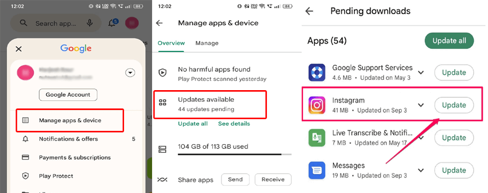 Video kann nicht auf Instagram gepostet werden