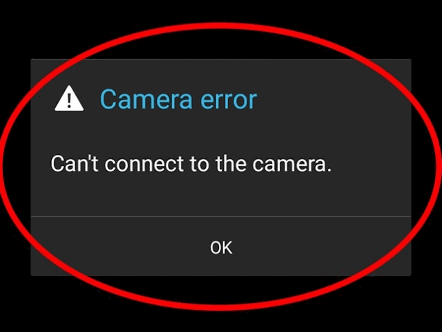 Can’t Connect to the Camera