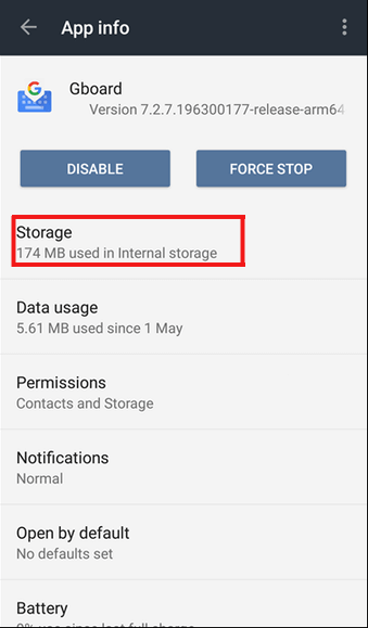Gboard unter Android nicht funktioniert
