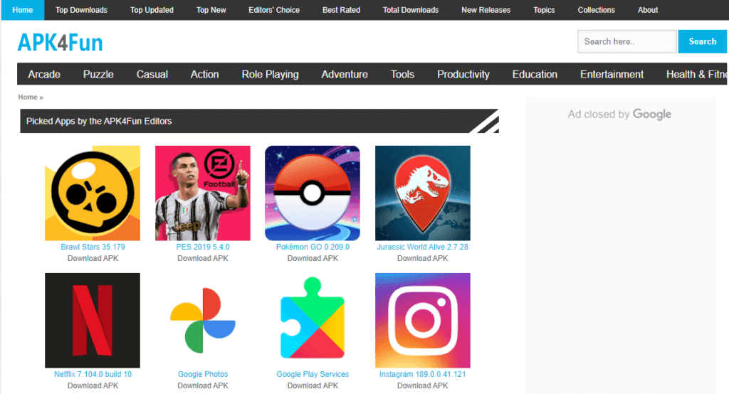 legitime Webseiten zum Herunterladen von Android APK
