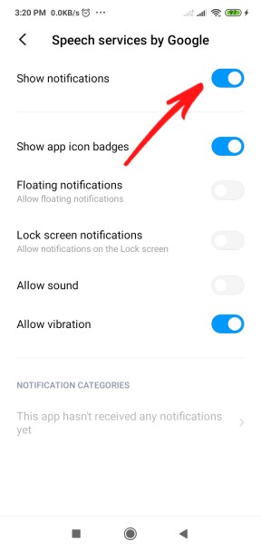 Speech Services by Google Aktualisierung wartet auf Netzwerk verbindung