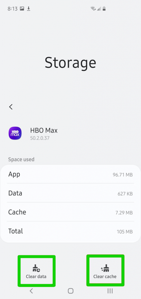 Behebung des Absturzes von HBO Max