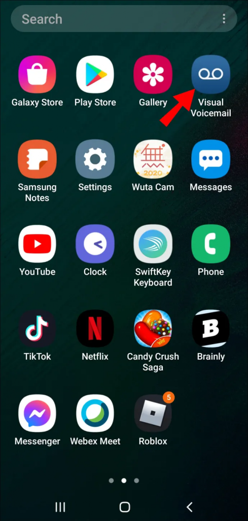 wie richte ich die visuelle Voicemail für Android ein