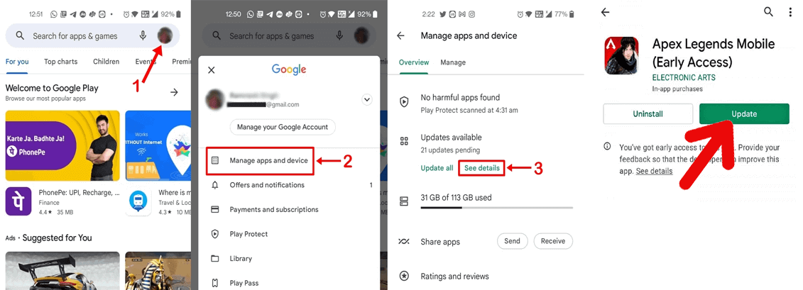 Fehlerbehebung bei Netzwerkverbindungs problemen Apex Legends Mobile