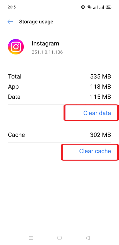 Fixieren Instagram-Reels Nicht Funktioniert Android