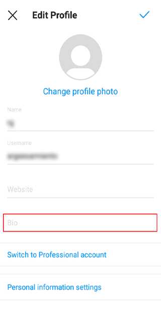 entfernen action blocked auf Instagram
