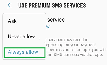 Nachrichten blockierung ist aktiver Fehler