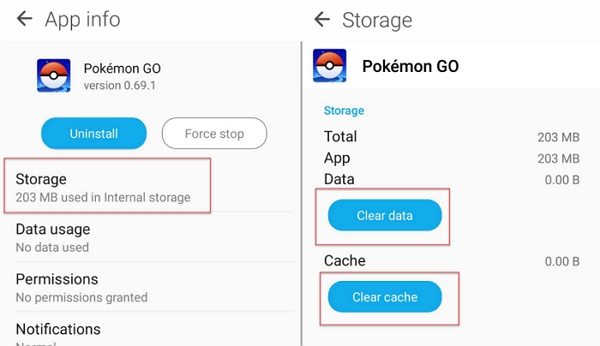 Pokemon GO-Fehlercodes auf Android