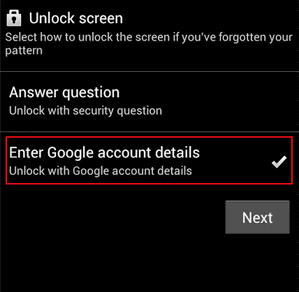 entsperren Sie das Android-Passwort ohne Zurücksetzen