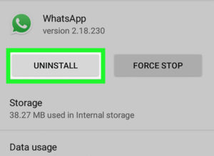 WhatsApp stürzt immer wieder ab Android