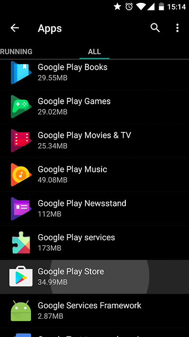 Behebung des Google Play Store-Fehlercodes 20
