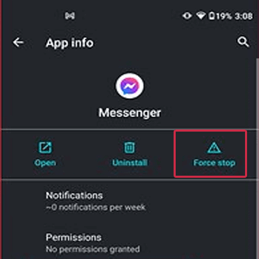 Facebook-Messenger funktioniert nicht auf Android