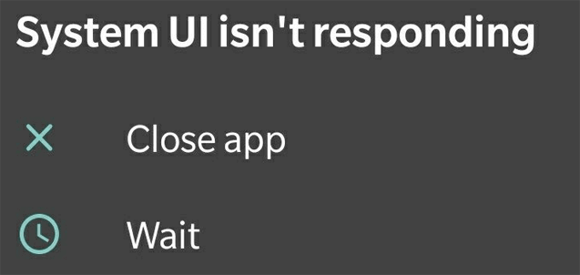 System-Benutzeroberfläche reagiert nicht