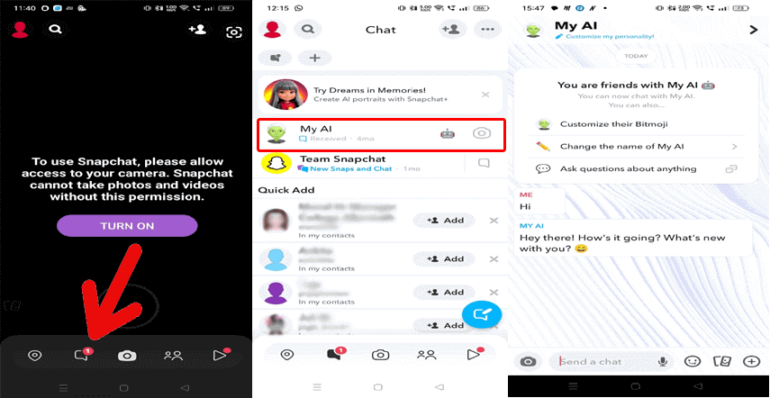 wie erhalten Sie „Meine KI“ auf Snapchat für Android