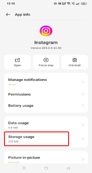 Lagging Instagram-Reels auf Samsung-Telefonen