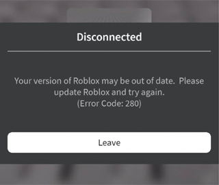 Roblox-Fehlercode 280 auf dem Handy