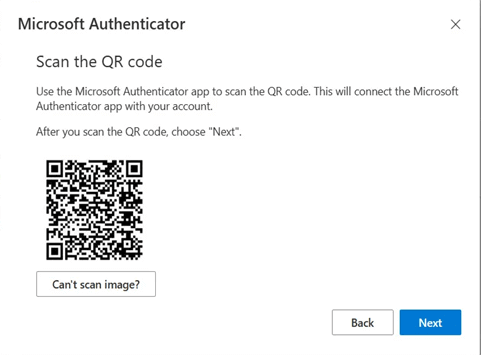 QR-Code für Microsoft Authenticator generieren