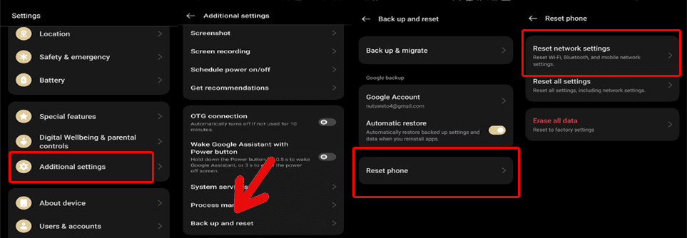 Keine Internetverbindung gefunden“