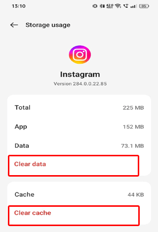 Instagram die Meldung „Die Seite ist momentan nicht verfügbar