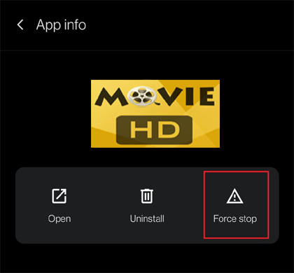 Movies HD-App nicht Funktioniert