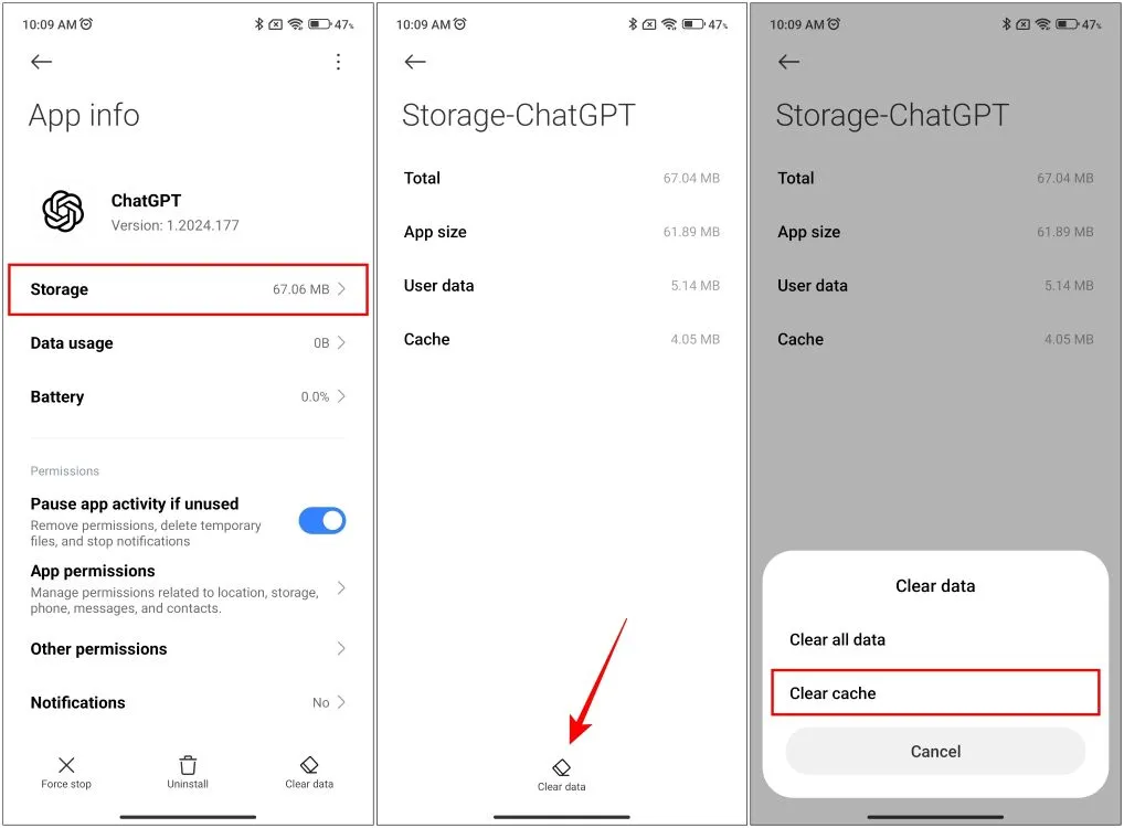 ChatGPT-Fehler Conversation Not Found Android