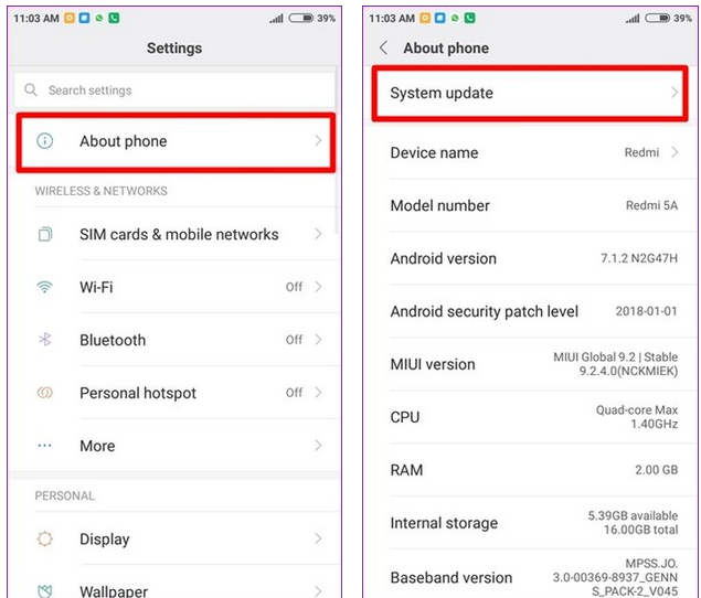 Widgets werden unter Android nicht angezeigt