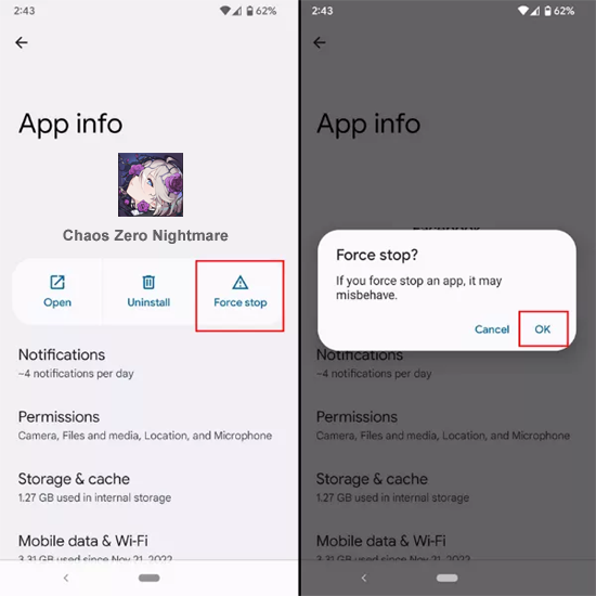 Chaos Zero Nightmare Unknown Error Has Occurred